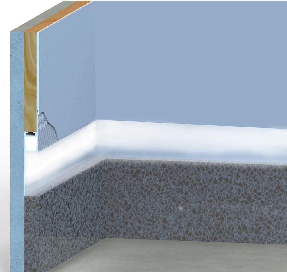 Plaster LED Channel,White Drywall LED Strip Light Channel 4x2m