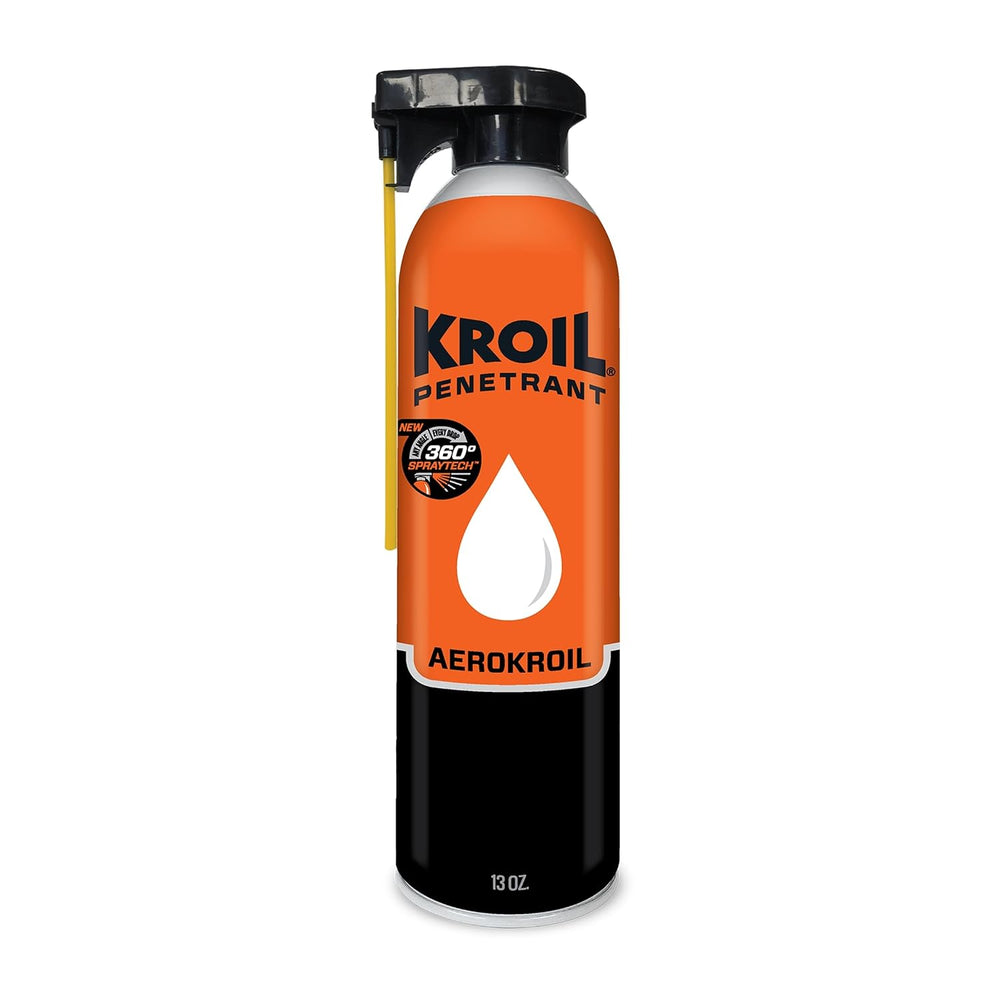 Kroil Original Penetrating Oil with SprayTech 360ยฐ Nozzle & Straw (Aeroso...