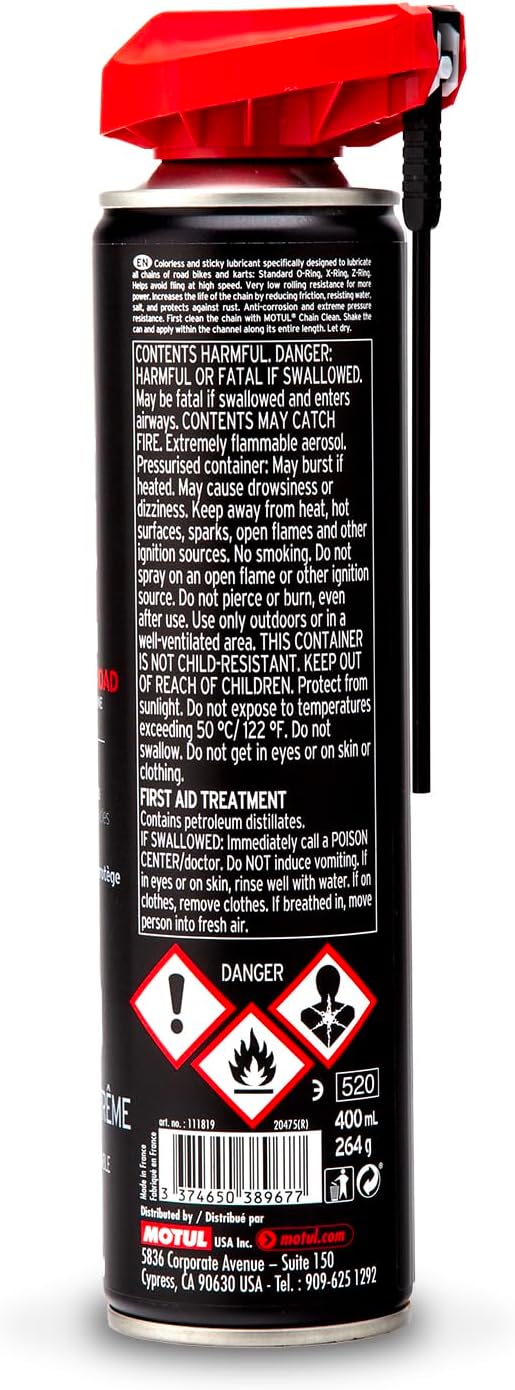 Motul MTL103244 C2 Chain Lube, 9.3 fl. oz, 1 Pack