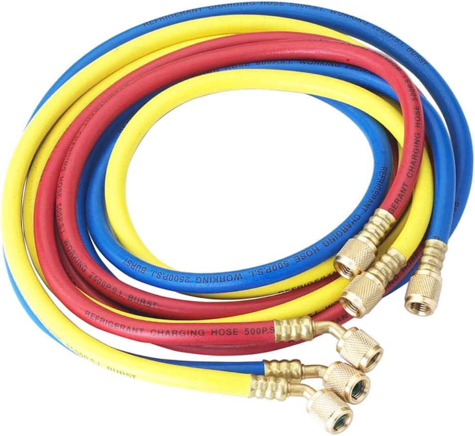 Robinair (30060) 1/4" Standard Hoses with Standard Fittings Set - 60&quo...