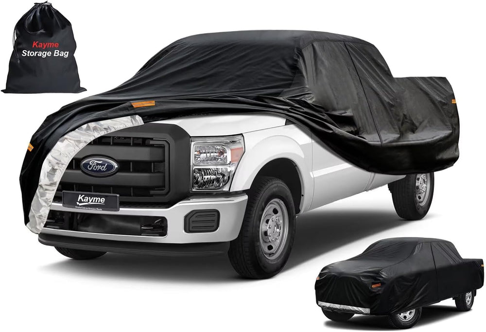 Kayme Truck Cover Custom Fit Ford F-250 Crew Cab Short Bed. Full Exterior Heavy