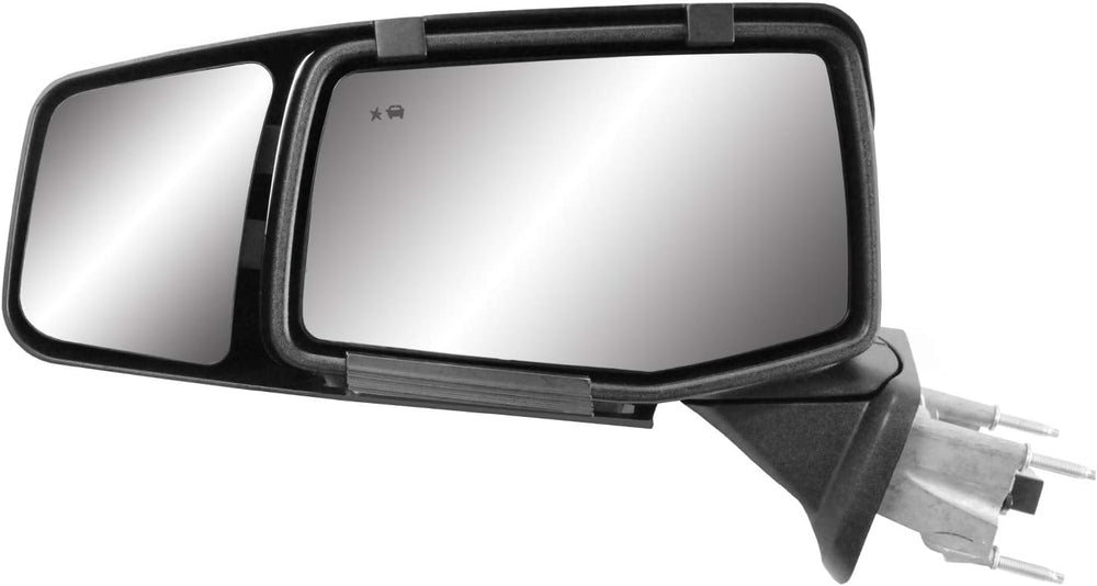 K SOURCE Snap & Zap 80930 Custom Fit Towing Mirror for 2019-2024 Silverad...
