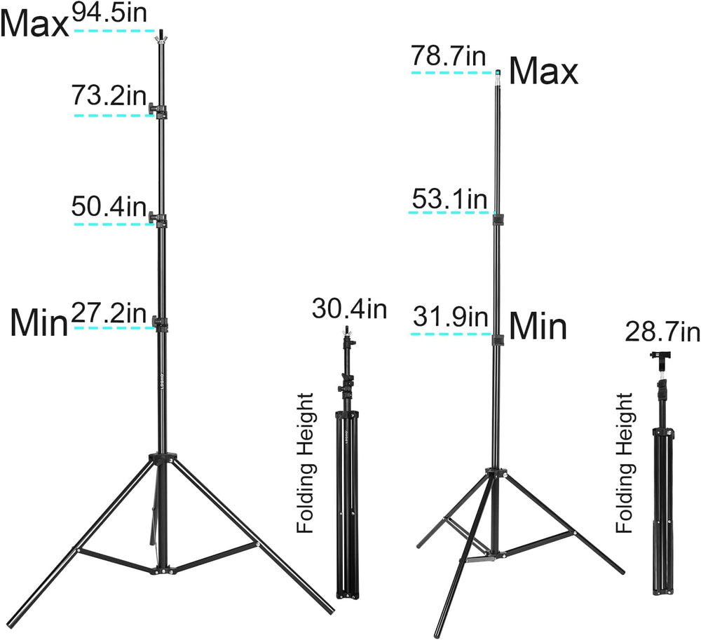 Photography Lighting kit with Backdrops, 8.5x10ft Backdrop Stands, UL Certifi...