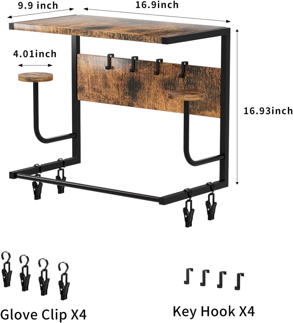 Motorcycle Helmet Holder Wall Mounted, Helmet Rack Wall Mount with Helmet Rac...