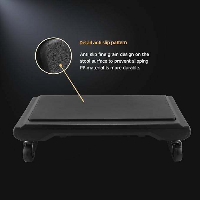 SPTA Automotive Mobile Rolling Mechanics Stool