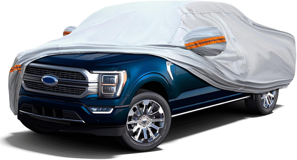 KEYOOG Fit for 198"-220" Length Pickup, 6-Layer Full Car Cover is A...