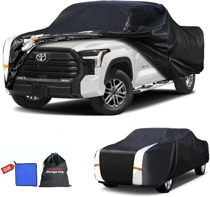 Toyota Tundra Truck Cover Custom Fit 2021-2026 Double Cab/CrewMax Cab Short Bed