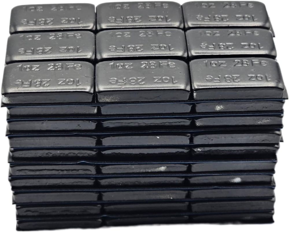 C-HORSE 540 Pcs,1 Oz, Black, Adhesive Stick On Wheel Weights, Blue Adhesive E...
