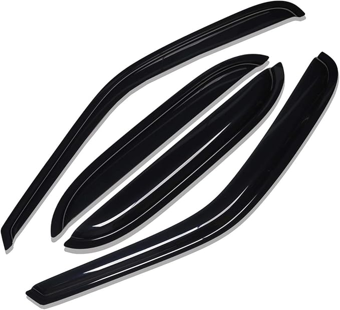 Lightronic Extra Durable Tape-on Auto Vent Window Visor, Fit 2000-2006 (4Pcs)