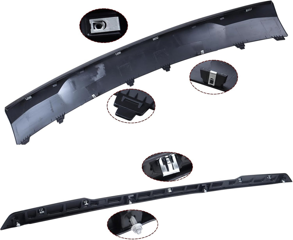 Grille Set 8pcs Compatible with 2021-2024 GMC Yukon/Yukon XL Denali Front Upp...