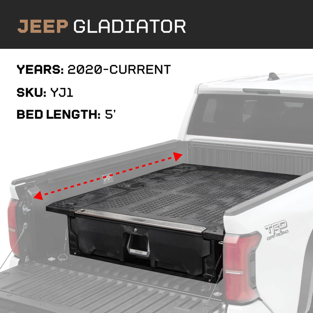 DECKED Truck Bed Storage System Includes System Accessories | Compatible with...