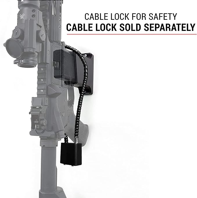Spartan Mounts Locking .223/5.56 Rifle Mount Wall Display | Low Profile