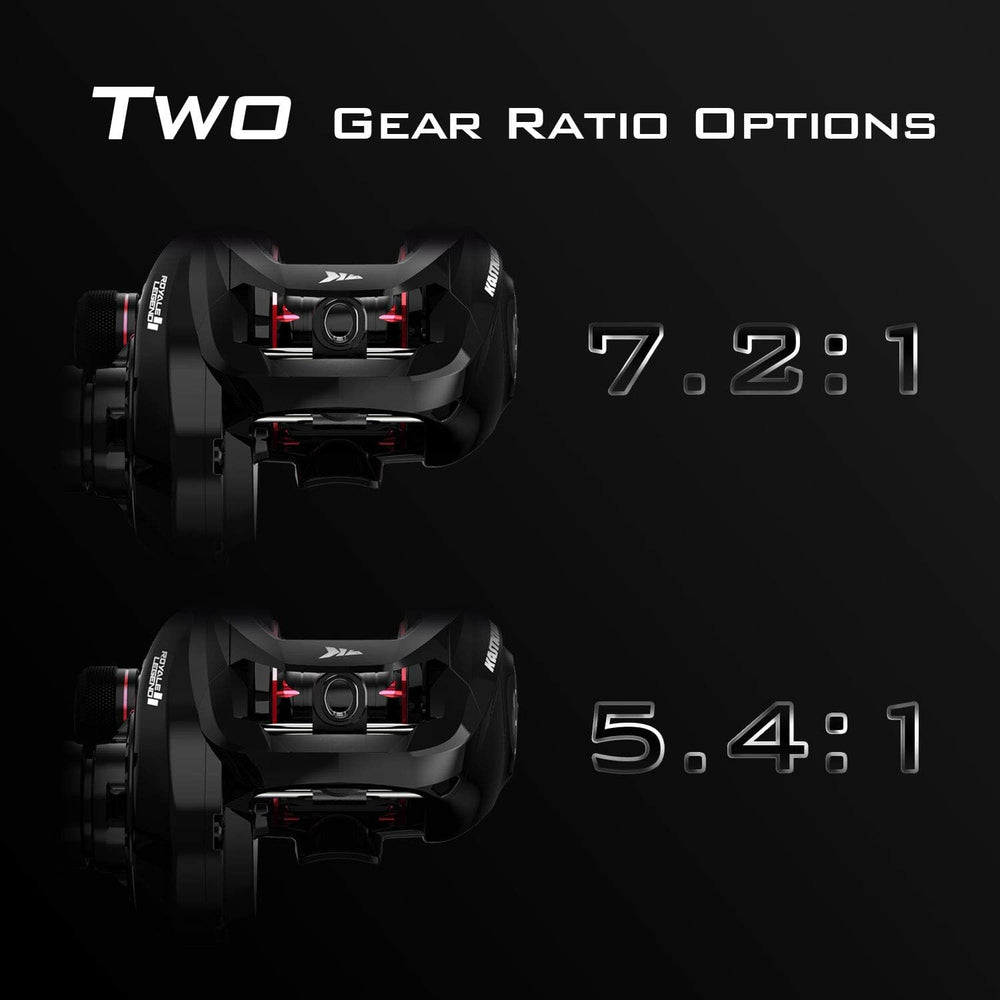 KastKing Royale Legend II Baitcasting Reels, Available in 5.4:1 and 7.2:1