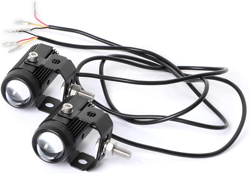 EXZEIT Led Driving Light for Motorcycle, High Low Beam Function 1.3''...