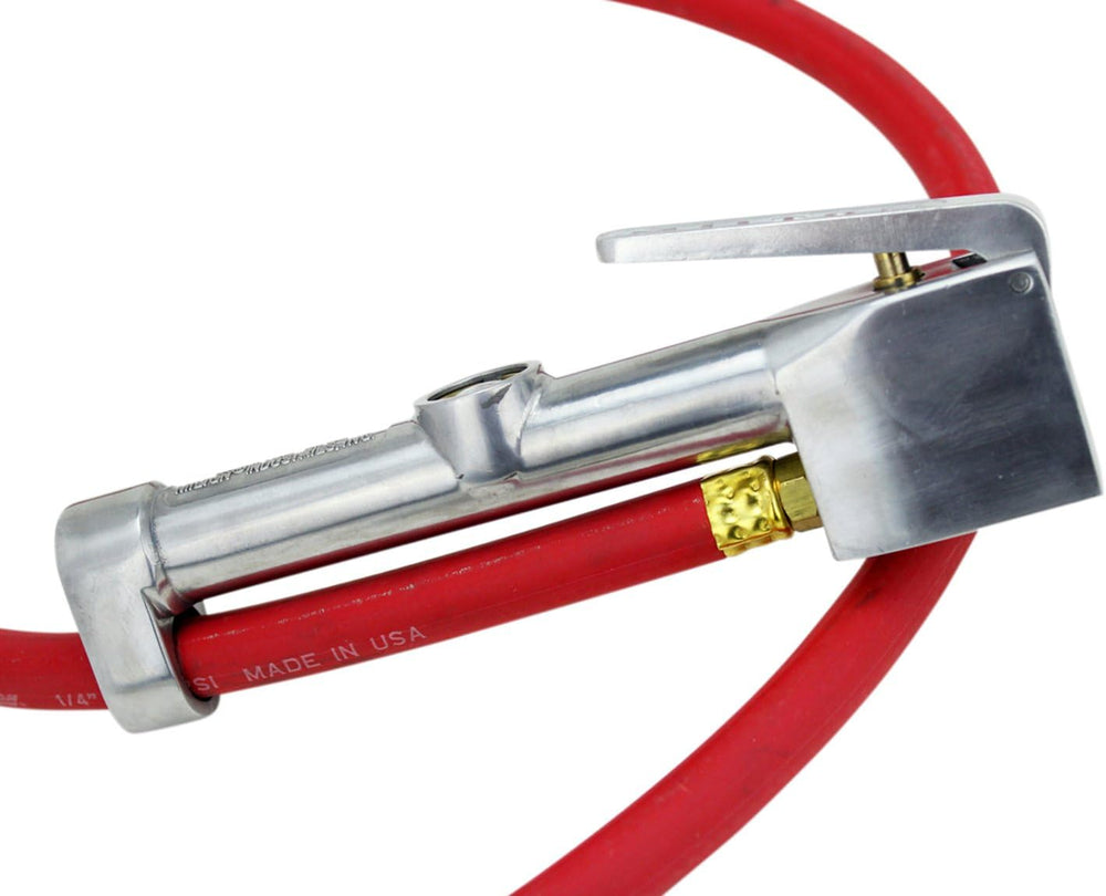 Service Station Tire Inflator, Air Pressure Gauge, Single Head Air Chuck, 3