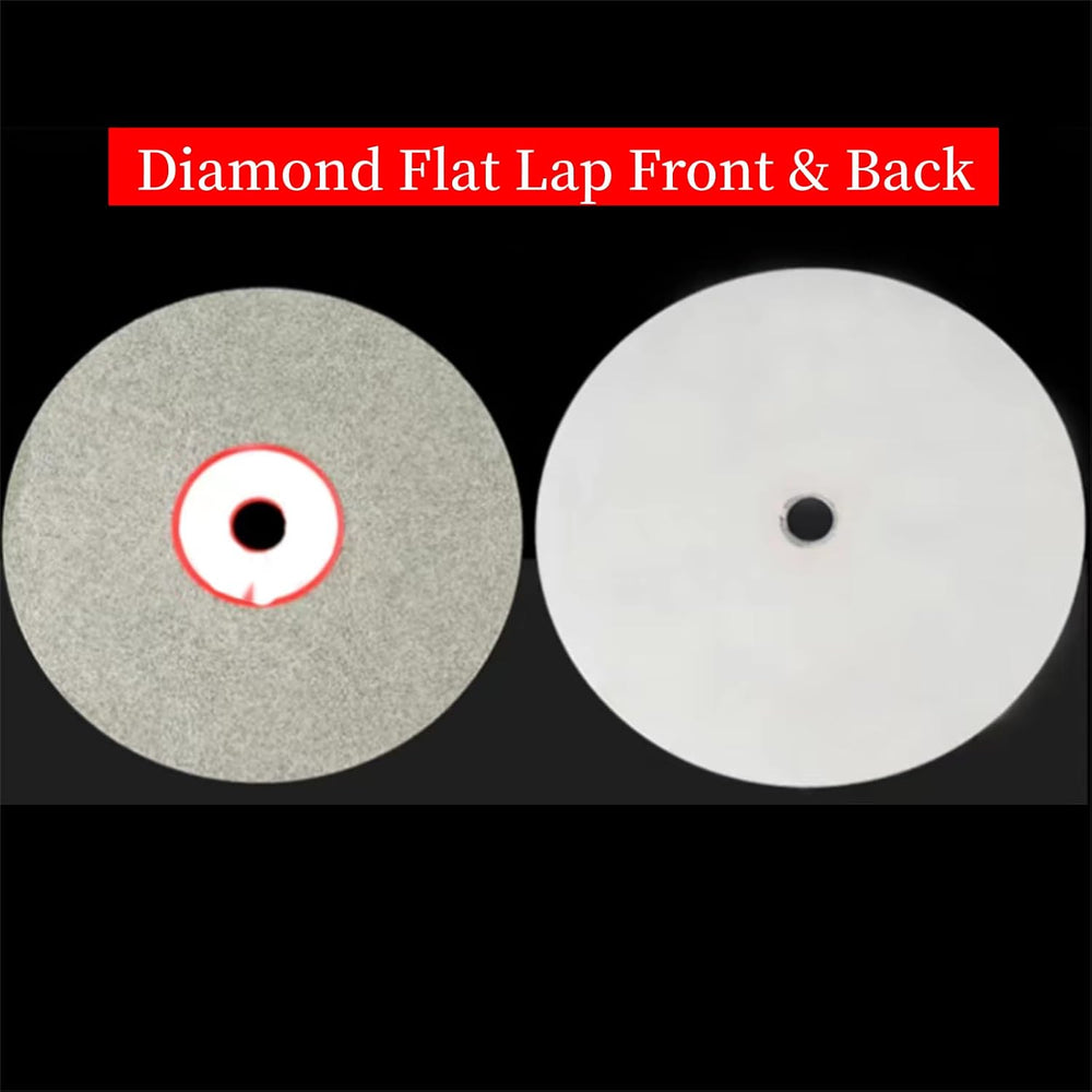 Diamond Flat Lap Disc Set 10 PCS, ENLAYER 4Inch Diamond Polishing Disc 80/100...