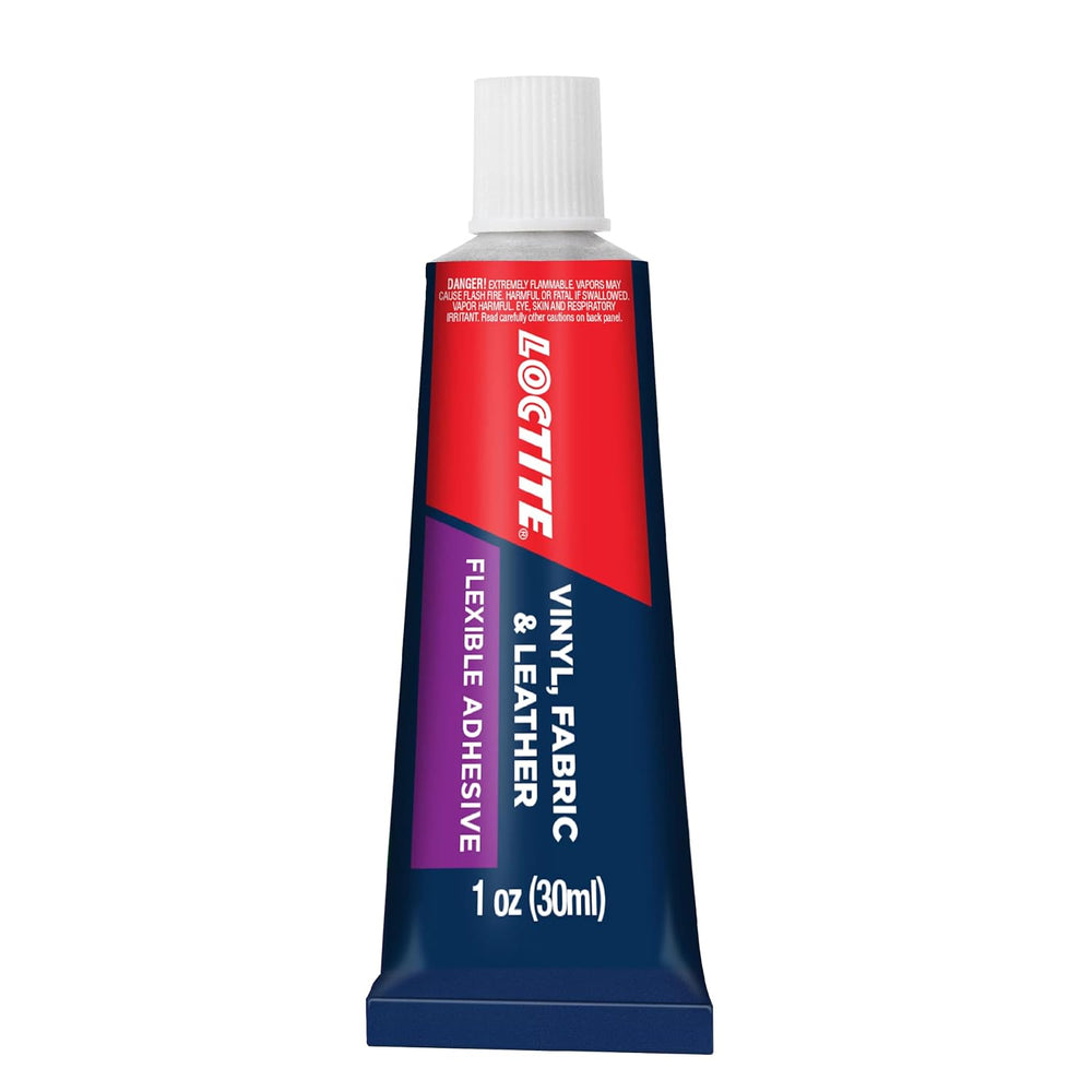 Loctite Vinyl, Fabric & Leather Adhesive, Clear, 1 Fl Oz, 6 Pack