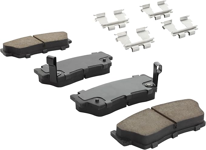Premium Semi-Metallic Front Brake Pads Compatible