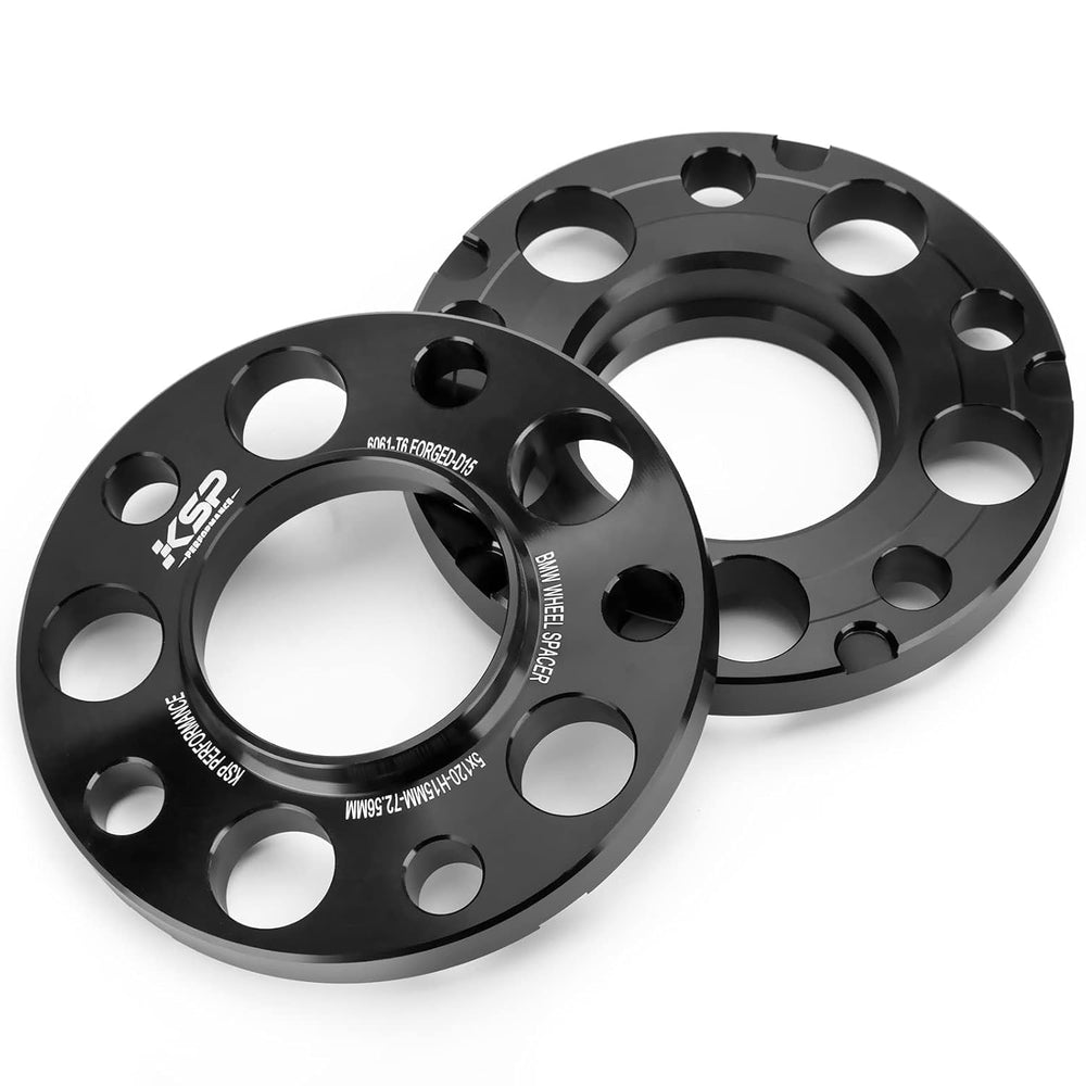 KSP 5X120mm Wheel Spacers, 2PCS 15mm Hubcentric Forged Spacer for E36 E46 E90...