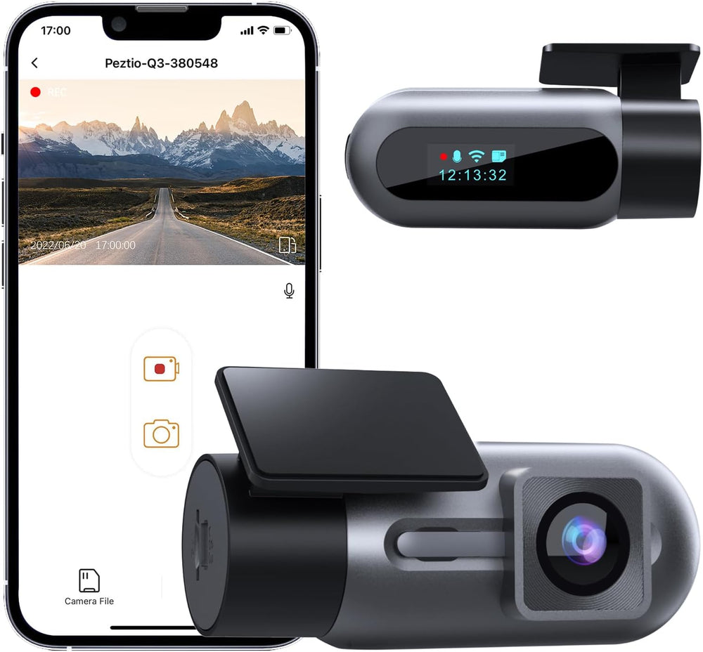 ARIFAYZ Dash Cam WiFi FHD 1080P Car Camera, Front Dash Camera for Cars, Mini ...