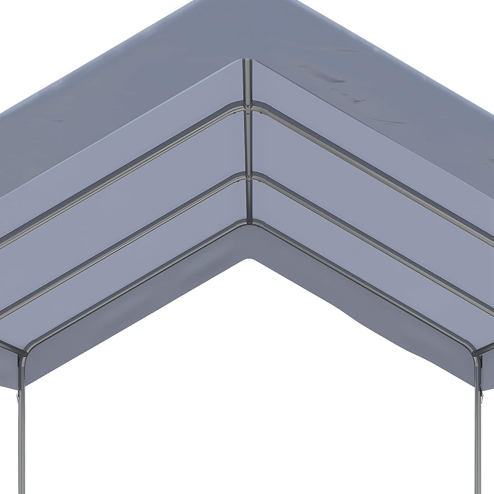 Outsunny 10' x 20' Party Tent and Carport, Height Adjustable Portable...