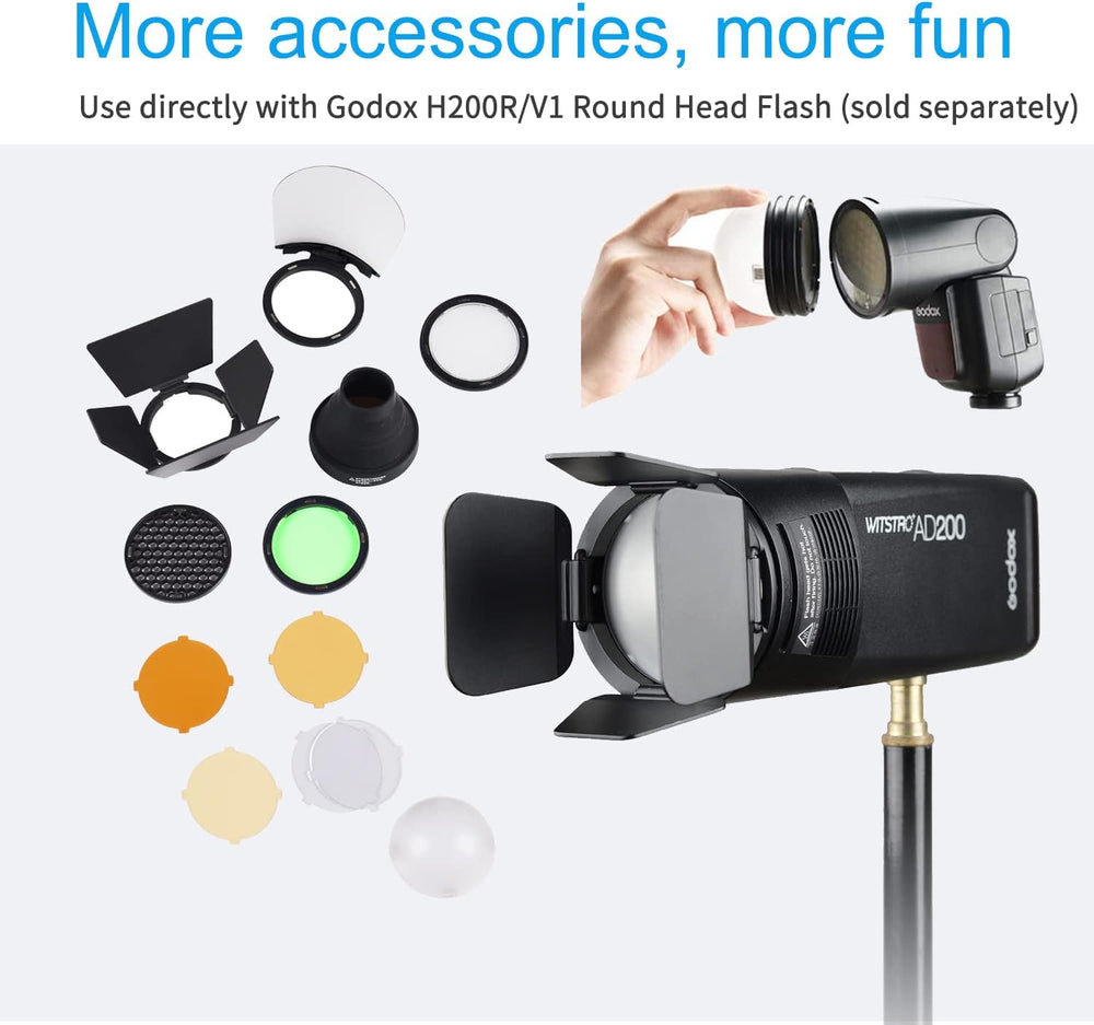 Godox AK-R1 Accessories Kit for V1 / V1mid/ V1 Pro / V100 / H200R / AD100PRO ...