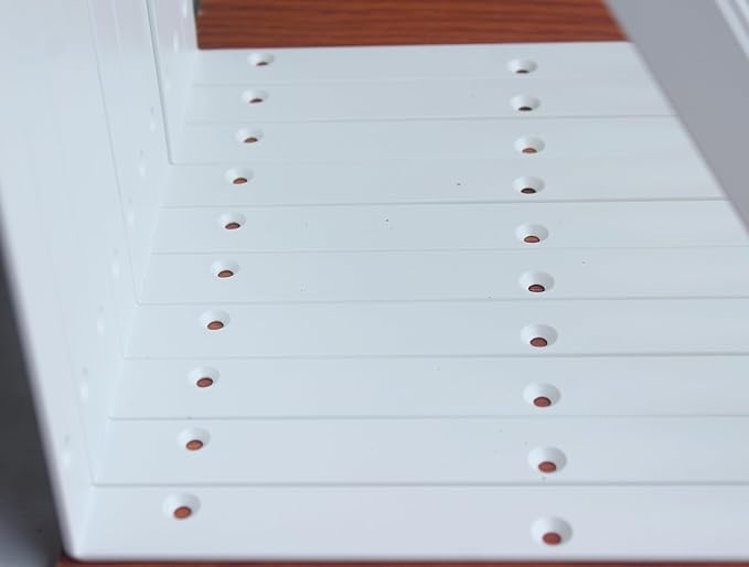 8 Pack L22 x H 12" White Heavy Duty Shelf Brackets