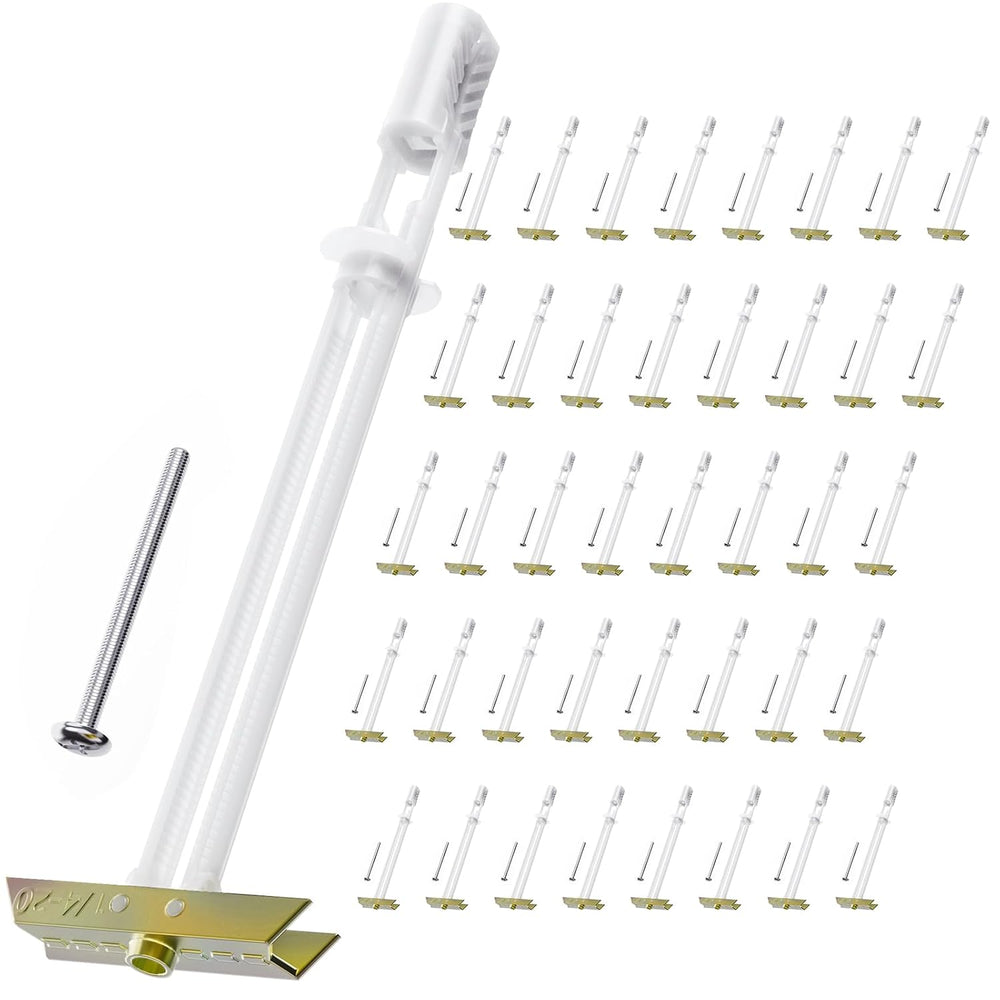 Drywall Anchor with Included Bolts for 1/4”-20, Heavy Duty Hollow Drywall Anc...