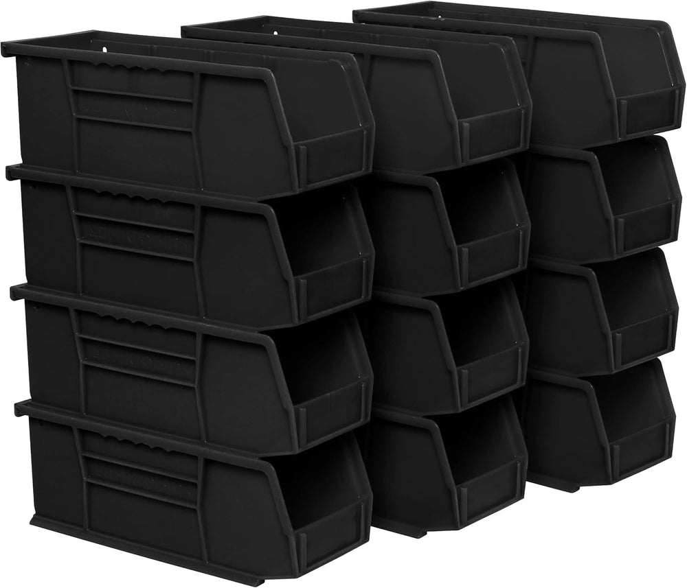 Akro-Mils 30224 AkroBins Plastic Storage Bins, 11"x 4"x 4", Bl...