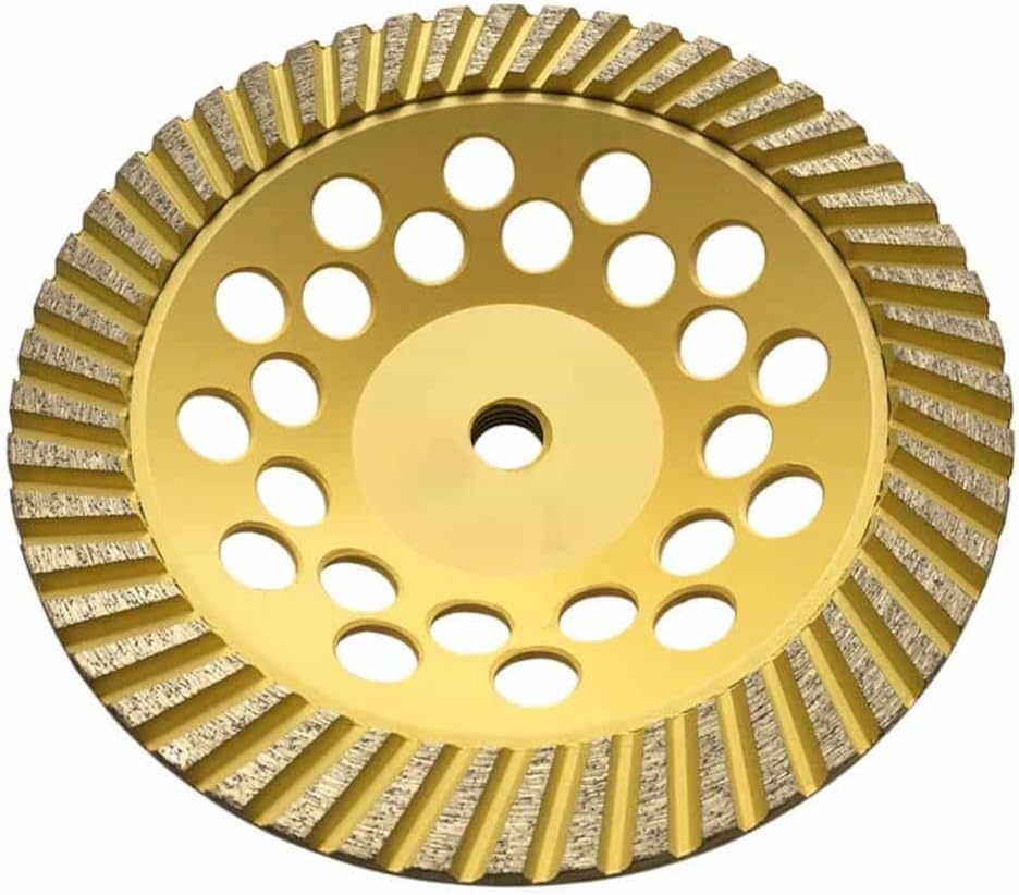 7" Grinding Wheels for Concrete, Granite, and Marble, #60/80 Grit