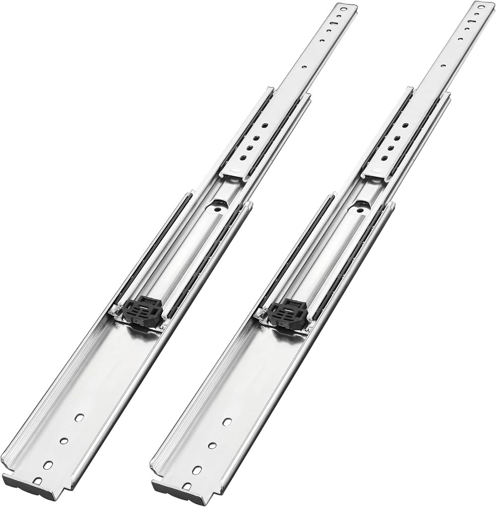 1 Pair 20 Inch 500 Lb Capacity Heavy Duty Drawer Slides with Screws,Side Moun...