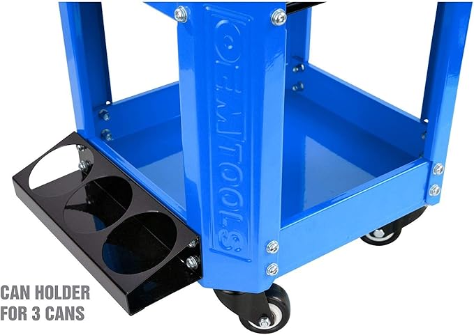 OEMTOOLS 24996 Blue Workshop Creeper Seat, Rolling Stool