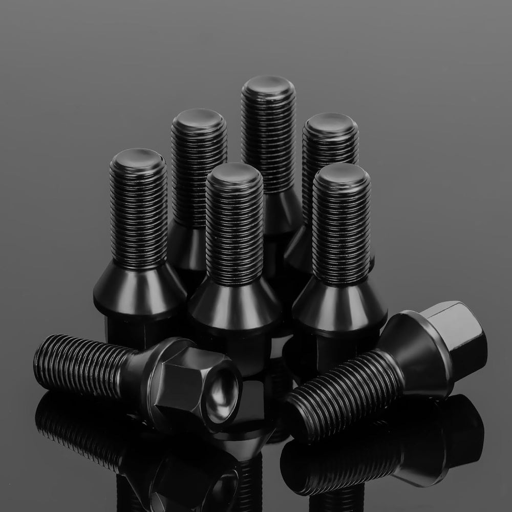 Dynofit 14x1.5 Lug Bolts Compatible with Audi A3 A4 A1 A8,27mm Shank Conical ...