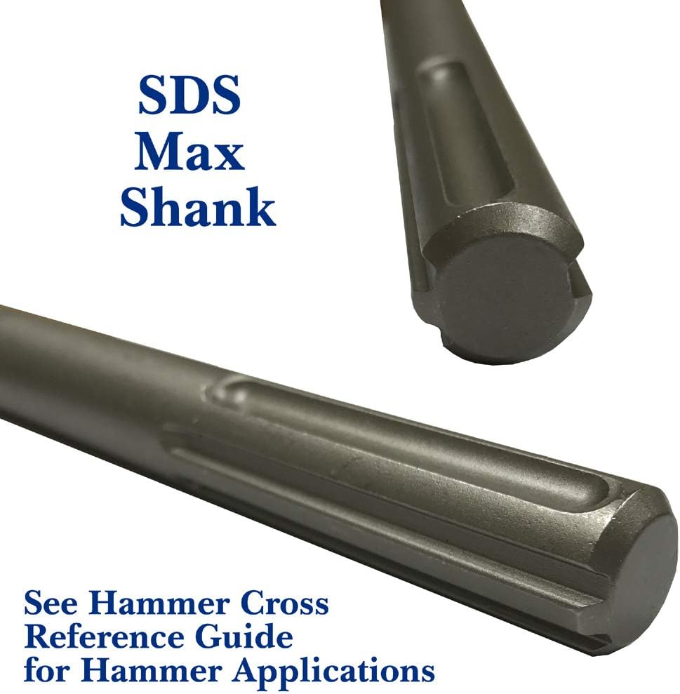 48” Long SDS Max Narrow Chisel - SDS Max Shank - Made in the USA by Champion ...