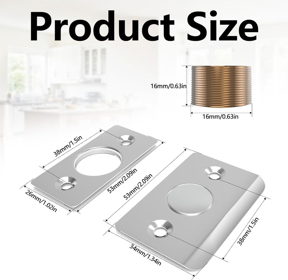 Tonitrui Upgraded Strong Magnetic Door Catch, Replacement for Traditional Doo...