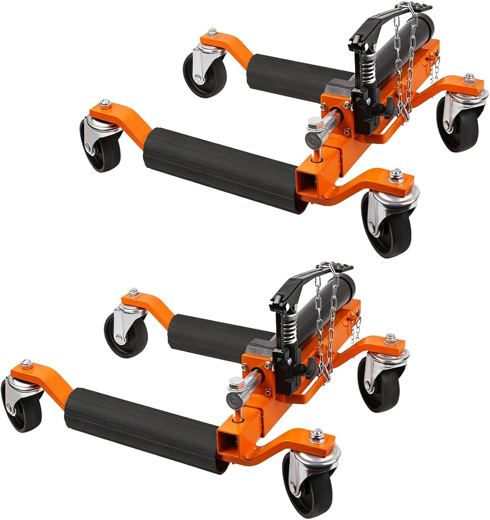 TrailBlaze Heavy Duty Hydraulic Car Wheel Dolly Set – 1500 lbs per Dolly, Veh...