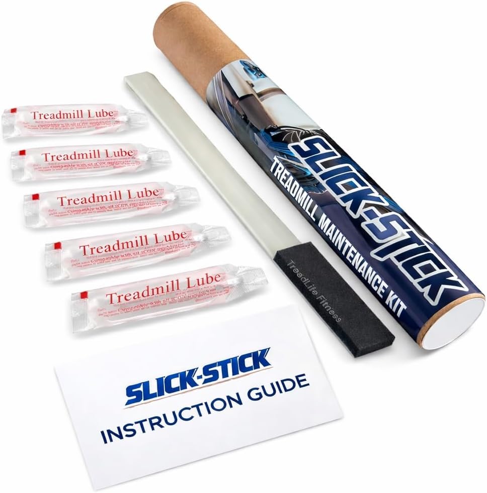 Slick-Stick Treadmill Maintenance Kit โ 100% Silicone Treadmill Lubricant for...