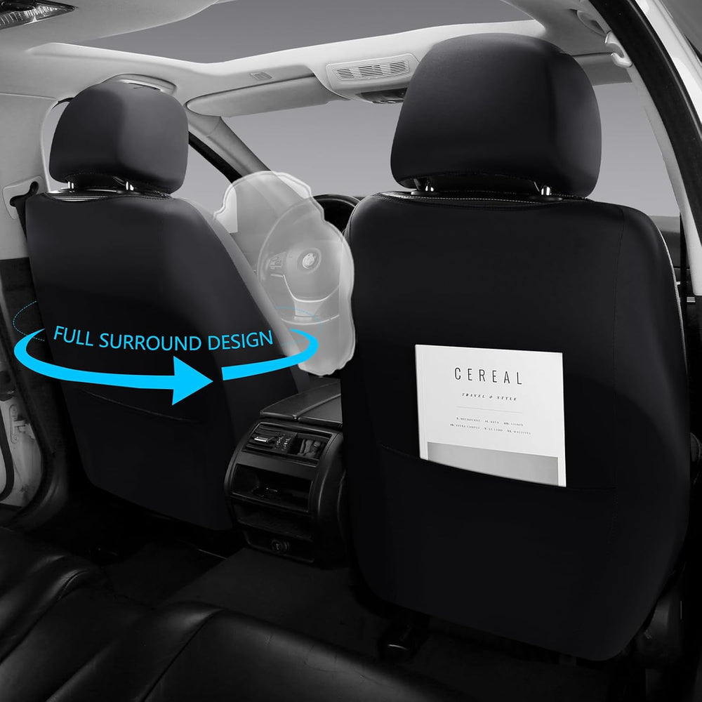 Premium Leather Car Seat Covers Full Set,Universal Fit for Cars,Trucks&SU...