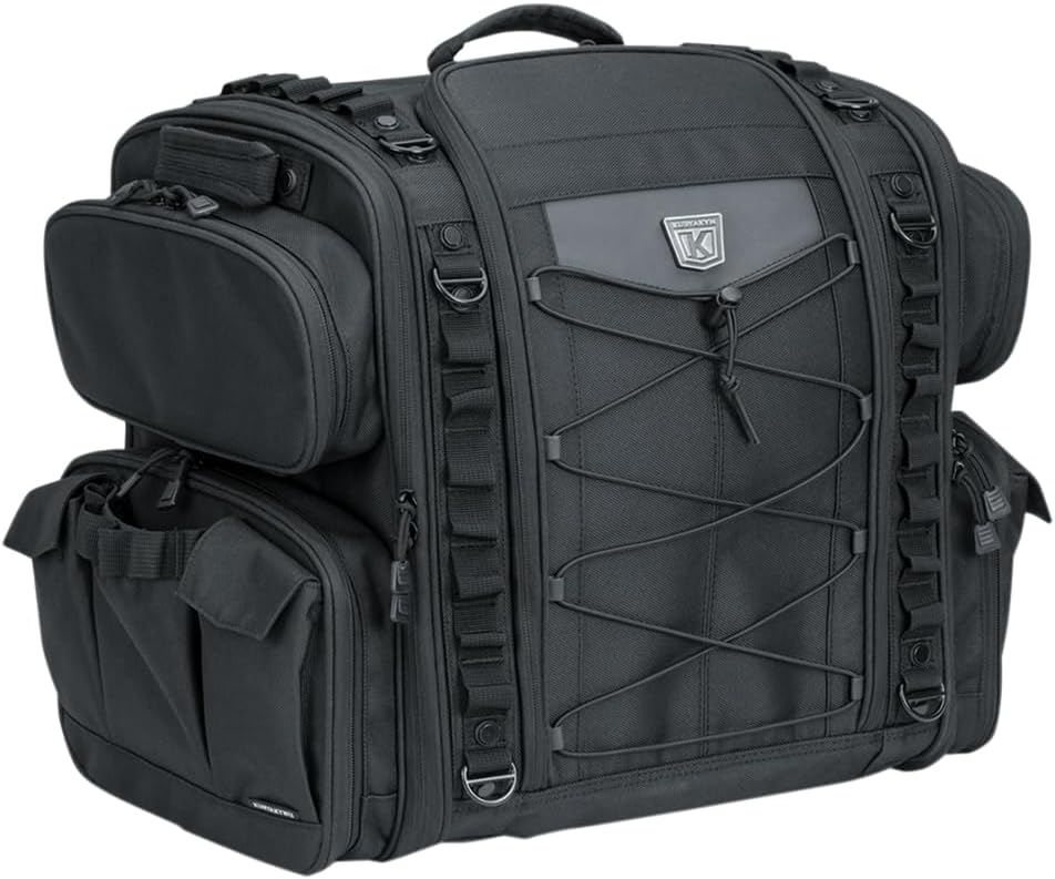 Kuryakyn 5284 Momentum Road Warrior Motorcycle Travel Luggage: Weather Resist...