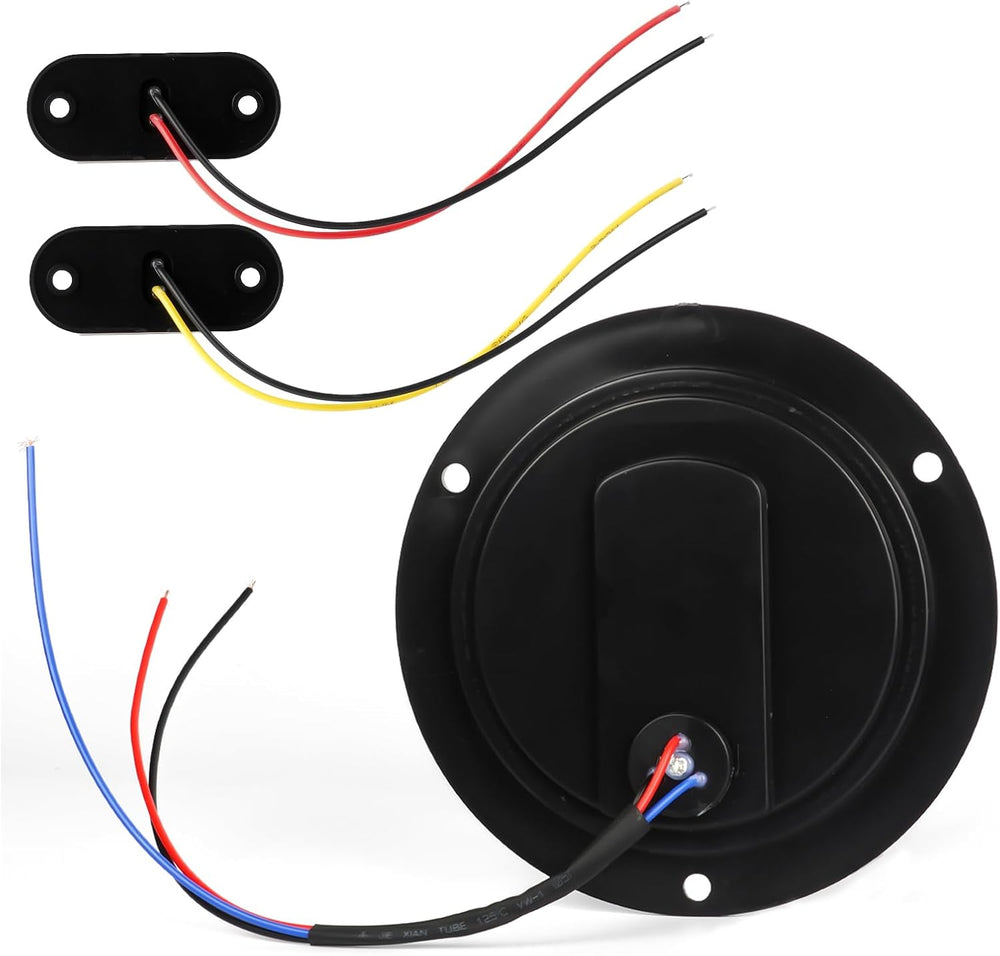 LIGBT 4 inch Round Led Trailer Lights Kit 2PCS 4" Round Led Stop Turn Ta...