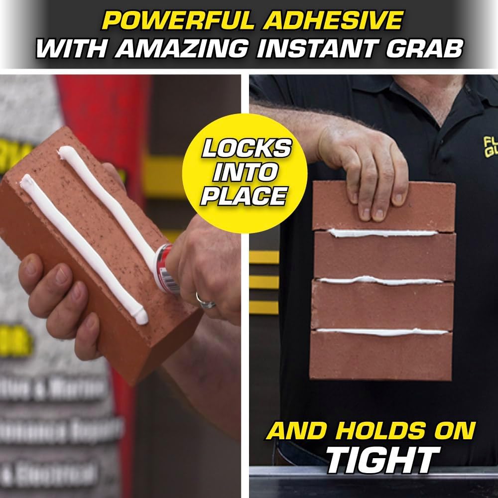 Flex Glue MAX, Super Strong, Rubberized Waterproof Adhesive, Works Underwater...