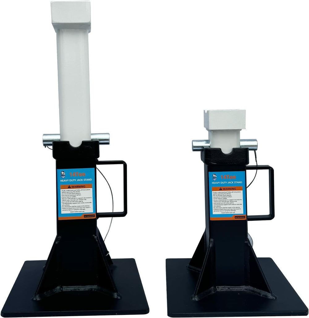 HKTE 14 Ton Jack Stands 28000 lbs Heavy Duty Car Jack Stands Adjustable 12