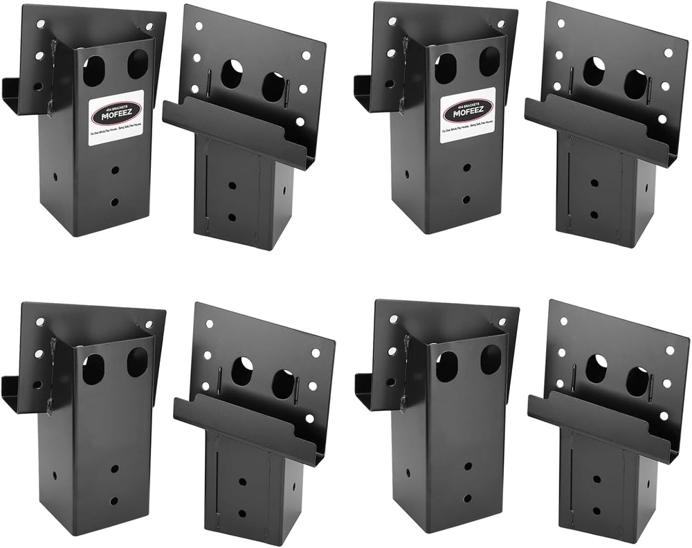 Mofeez Outdoor 4x4 Compound Angle Brackets for Deer Stand Hunting Blinds Shoo...