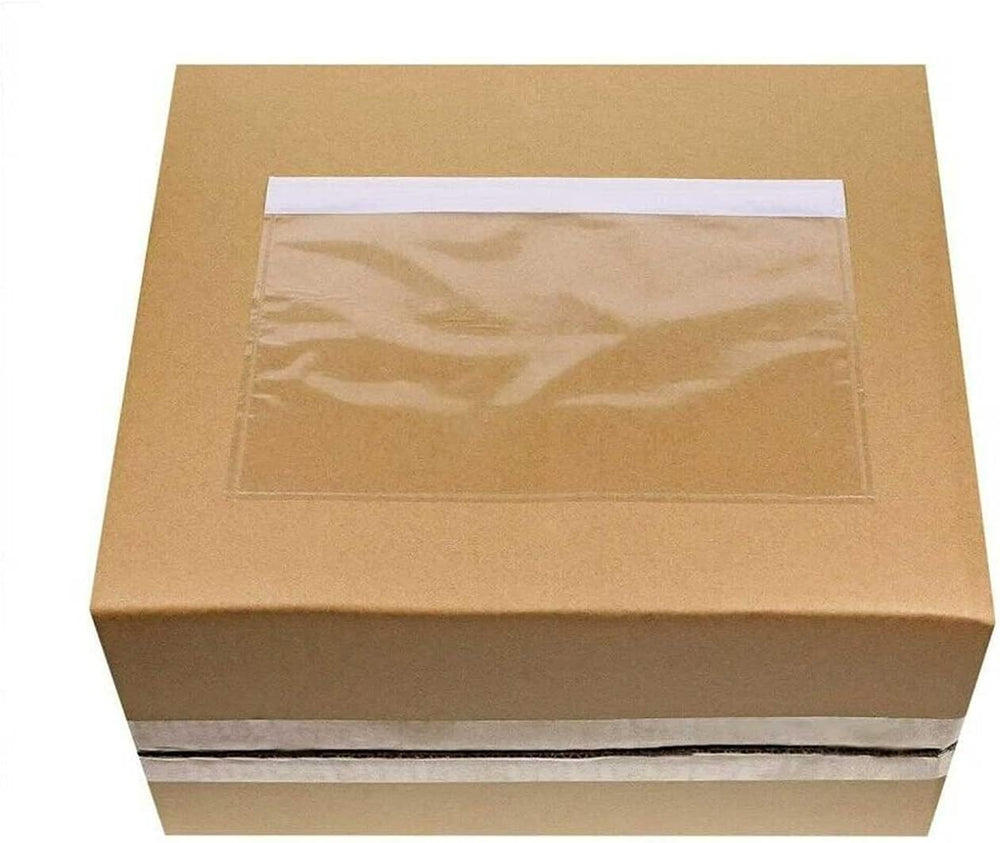 (800 Pcs) BEUYI Clear 7.5'' x 5.5'' Packing List Envelopes, A...