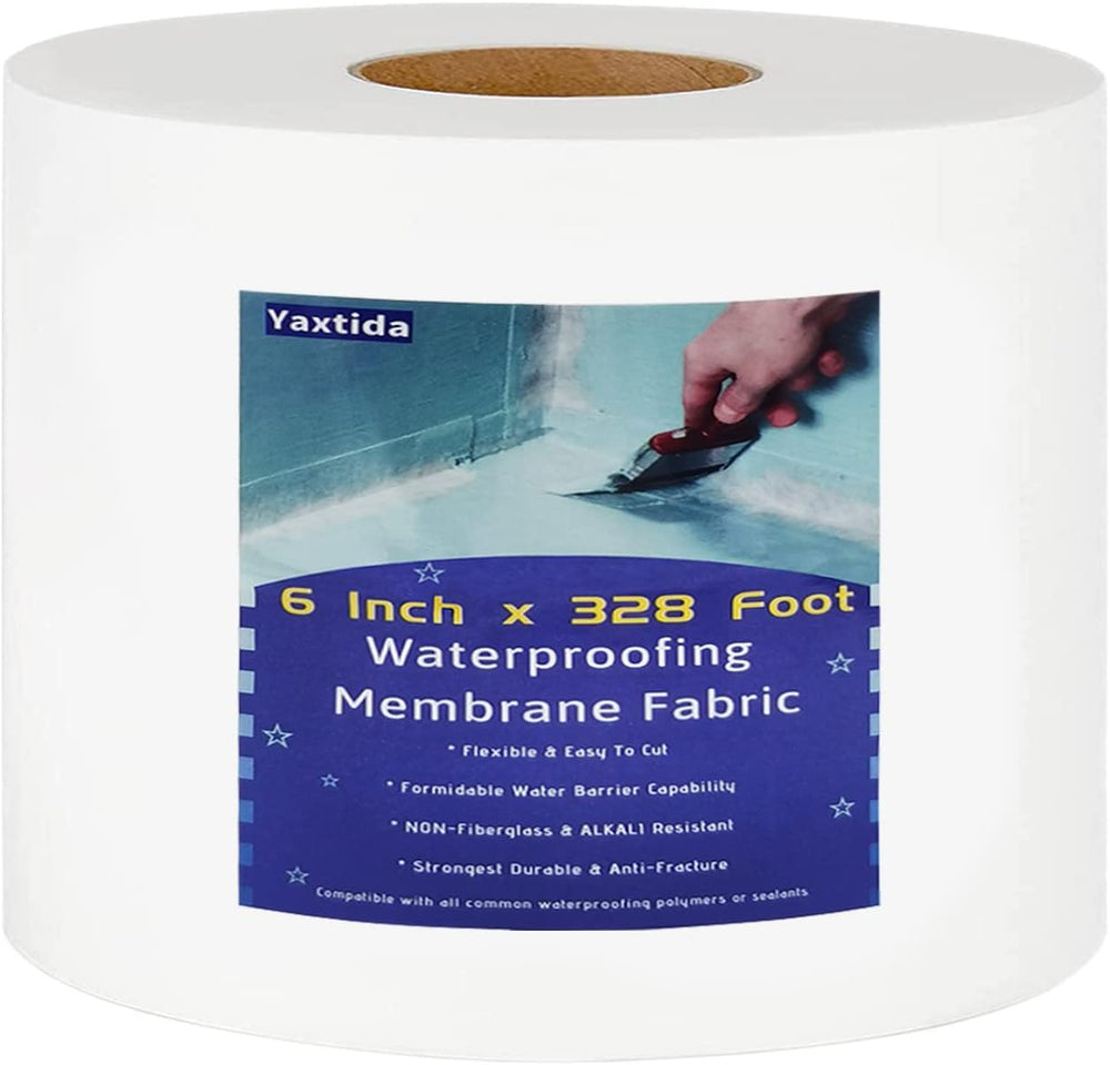 6 Inches X 328 Feet Waterproofing Membrane Anti Fracture Fabric, Reinforcing ...