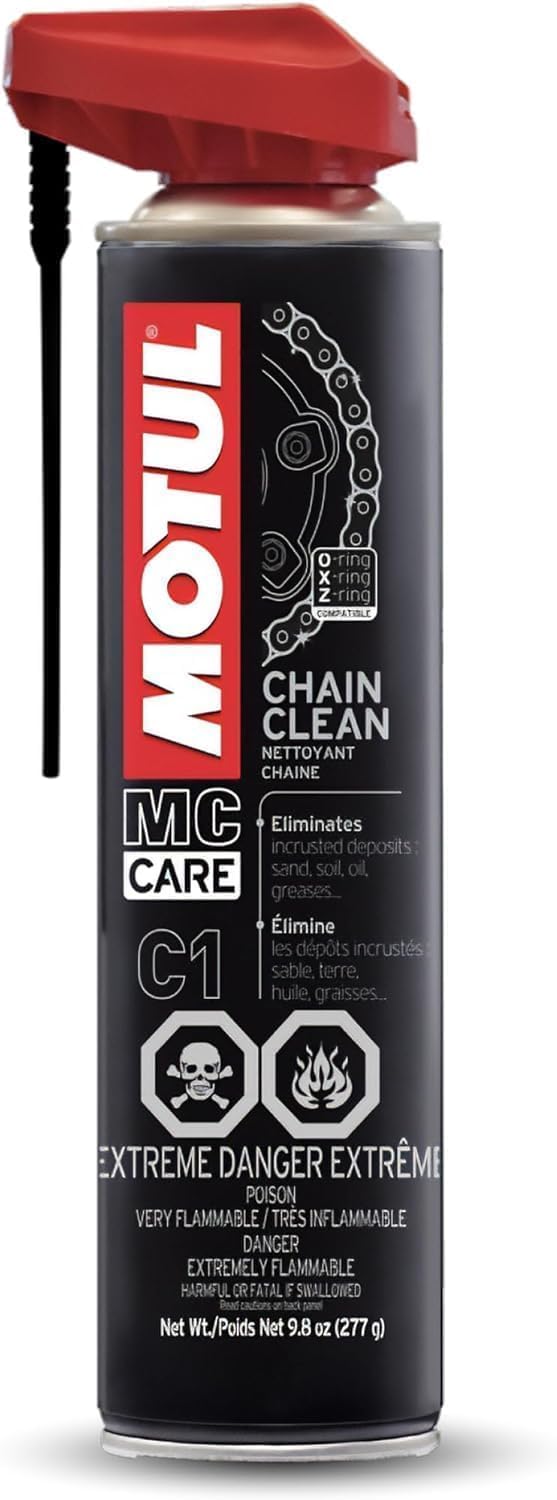 Motul C1 Chain Clean – Motorcycle Chain Cleaner for Dirt Bike, Street Bike, A...