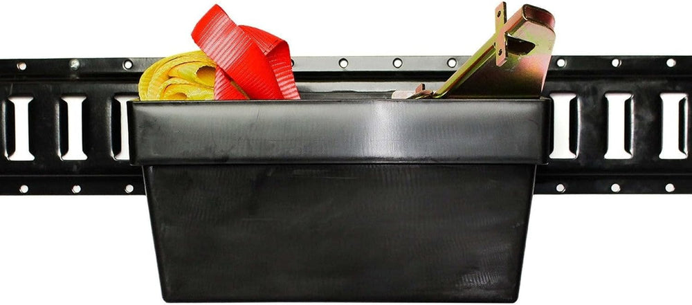 DC Cargo Mall Large E Track Storage Bin – Heavy-Duty E Track Basket Organizer...