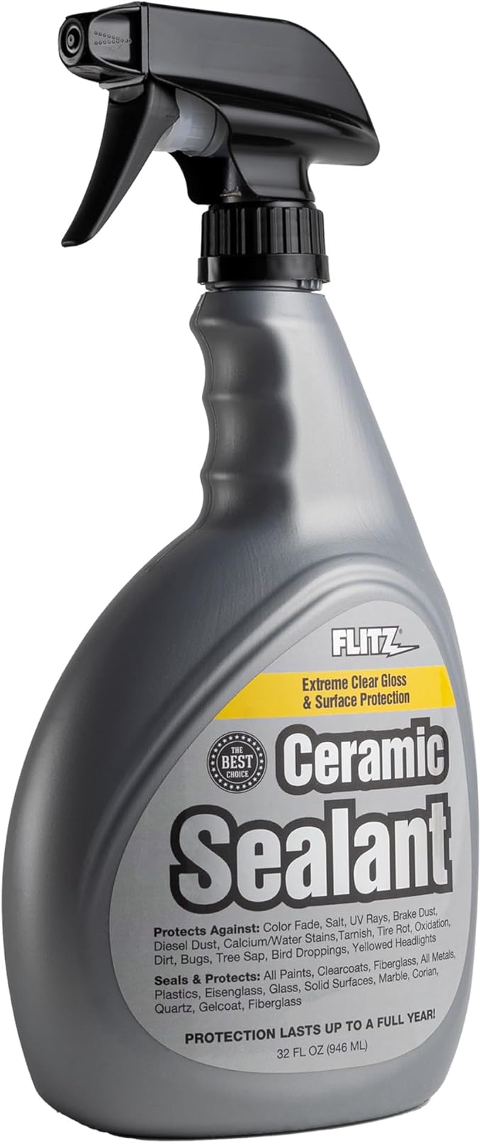 Flitz Ceramic Sealant - 32oz Bottle of USA-Made Ceramic Coating