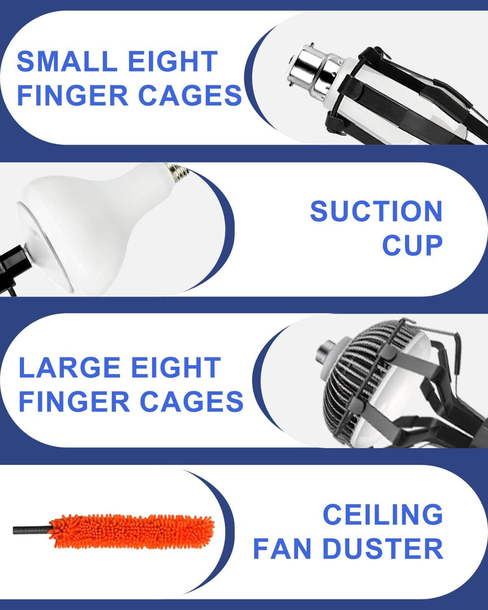 26FT Reach Light Bulb Changer for High Ceilings with Telescopic Extension Pol...