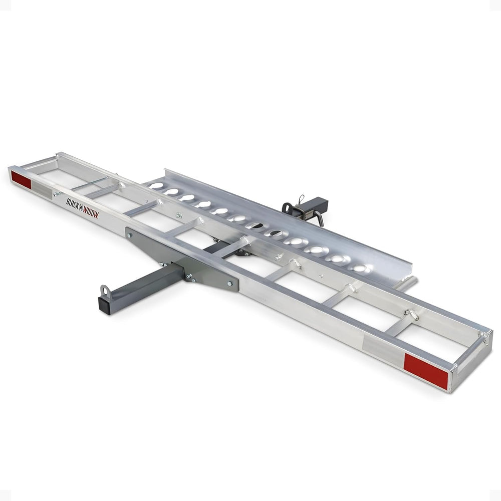 Black Widow Aluminum Dirt Bike Hitch Carrier with Ramp for Truck & SUV, 4...